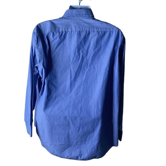 Van Heusen Originals Button Down Shirts Men Size 17/17.5 Pinstripe Casual Formal - Picture 2 of 7